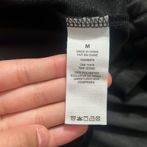 Garage Track suit 2 piece sweatpants and zipper jacket Size Medium black purple - Picture 5 of 12